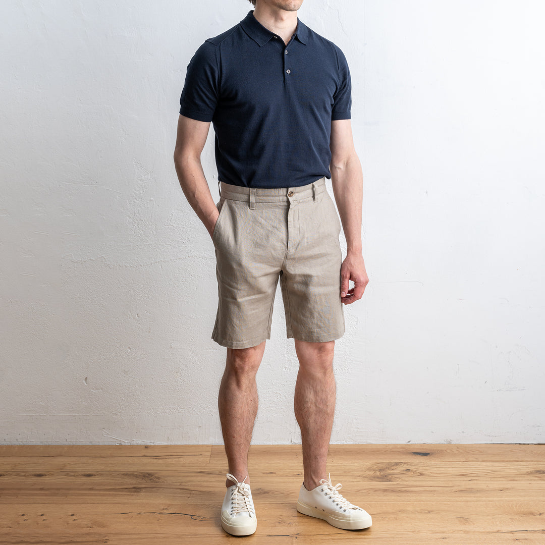 Crown Shorts 1454 GREIGE