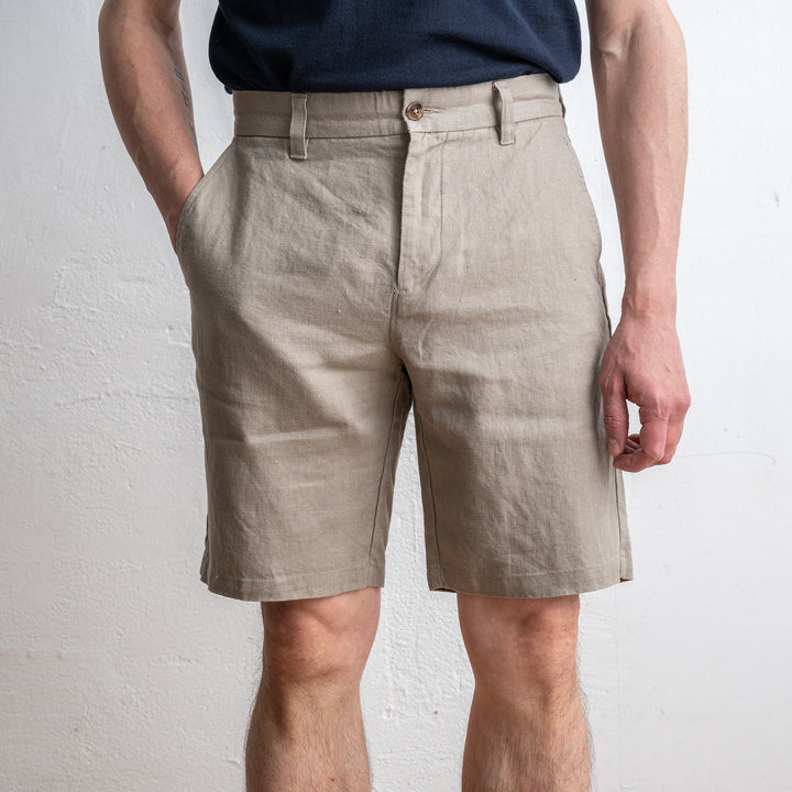Crown Shorts 1454 GREIGE