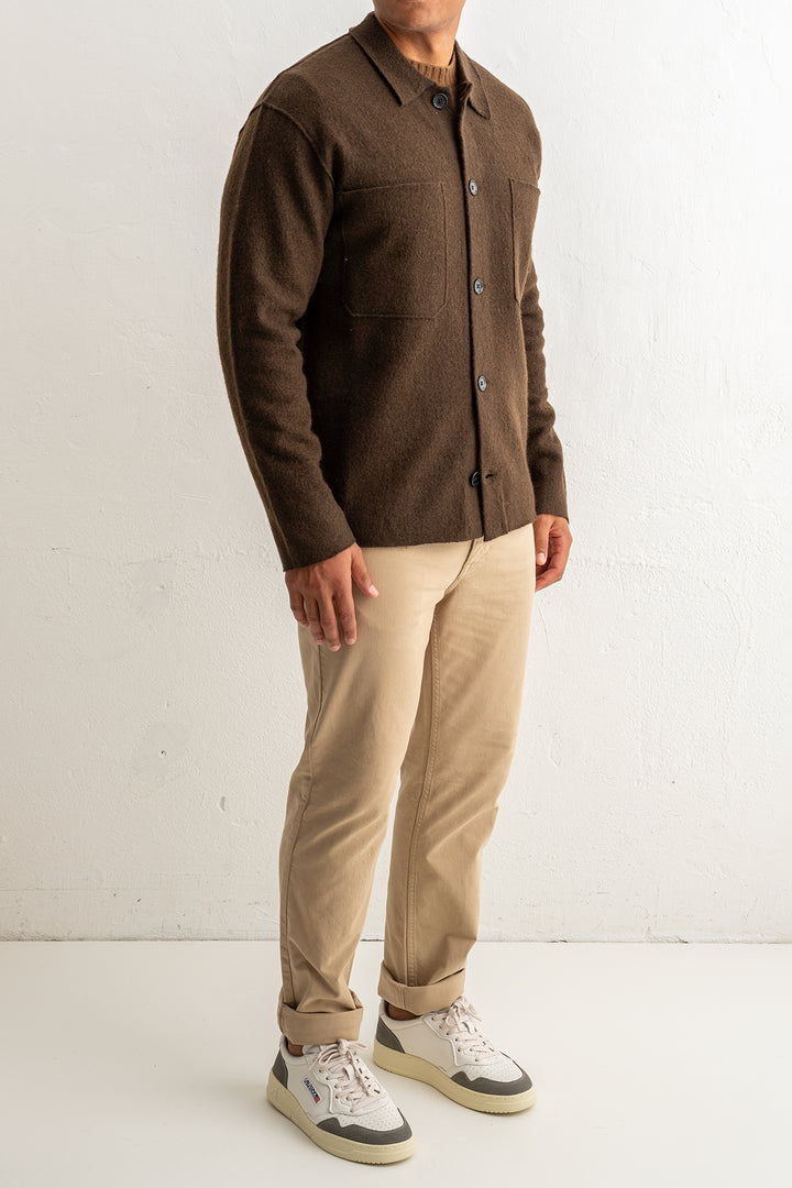 Jonas 6398 Wool Overshirt Demitasse