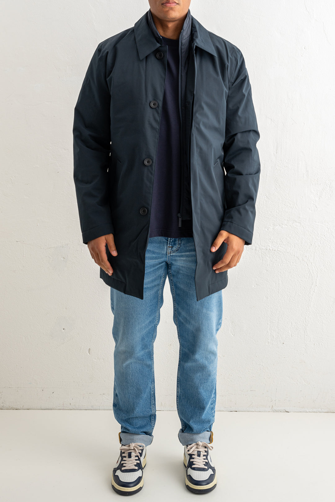 Blake Carcoat Navy Blue