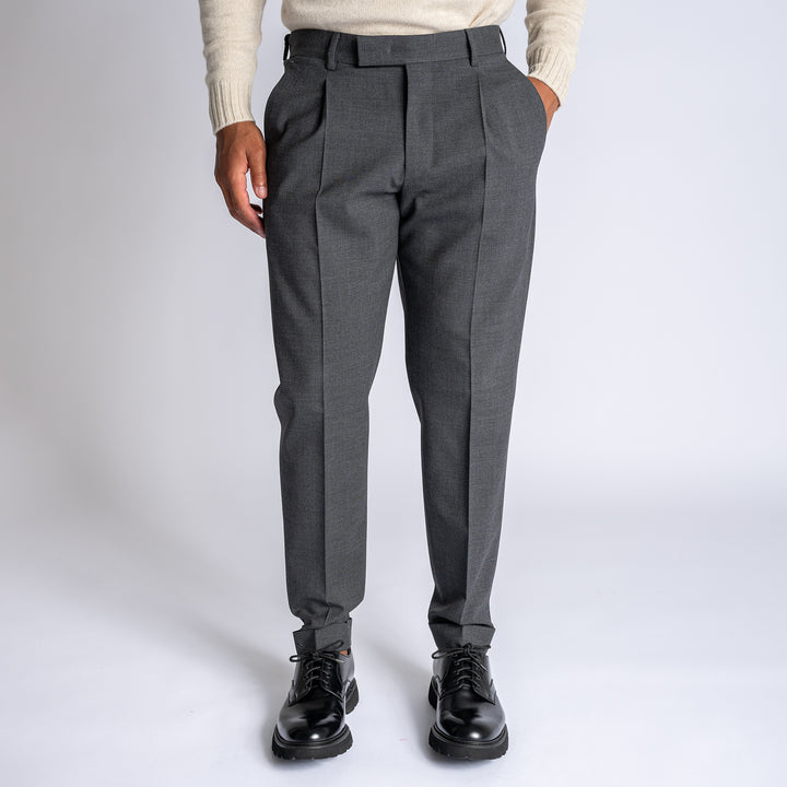 Rebel Wool Stretch Trouser Antracite