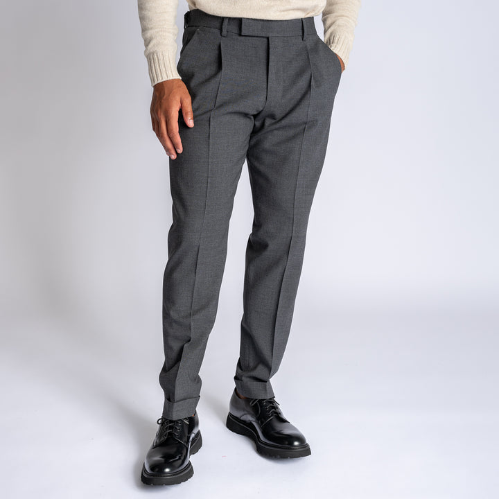 Rebel Wool Stretch Trouser Antracite