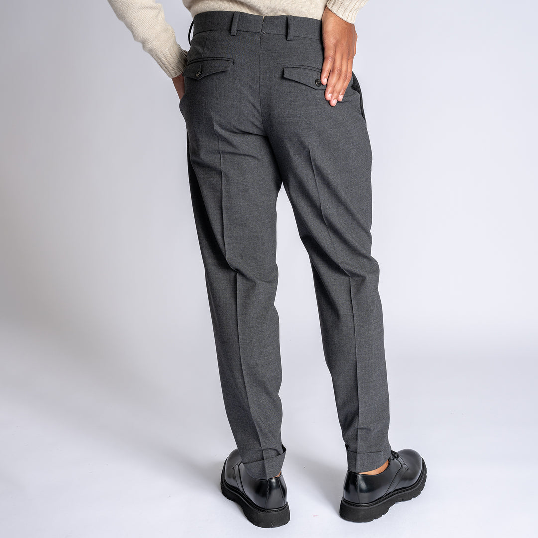 Rebel Wool Stretch Trouser Antracite