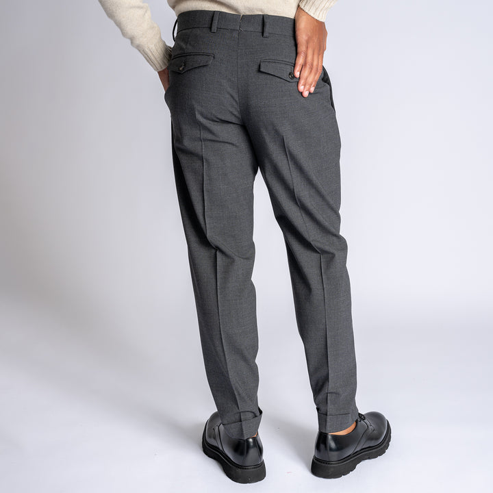 Rebel Wool Stretch Trouser Antracite