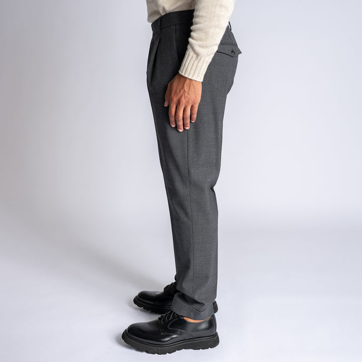 Rebel Wool Stretch Trouser Antracite