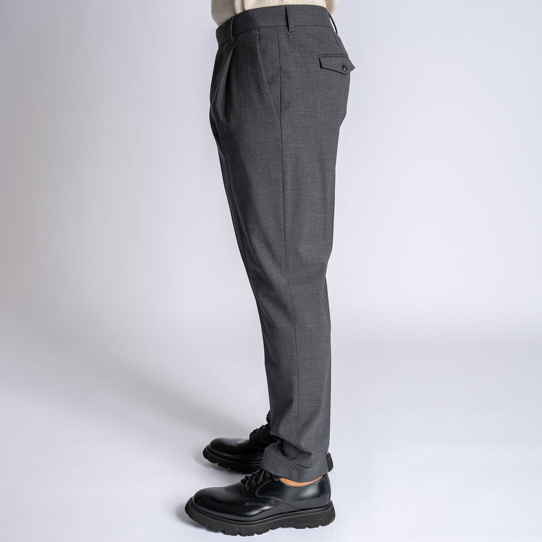 Rebel Wool Stretch Trouser Antracite