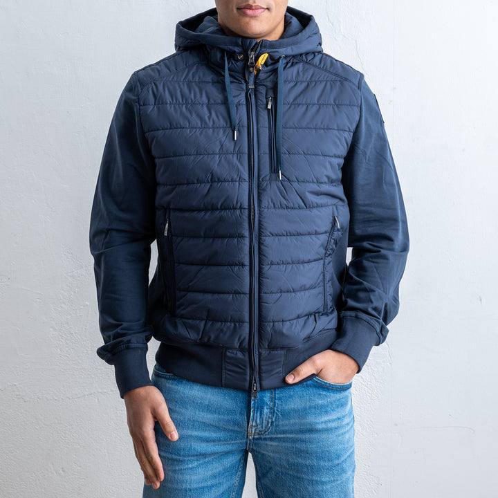 Ivor Nylon Fleece Jacket Blue Navy