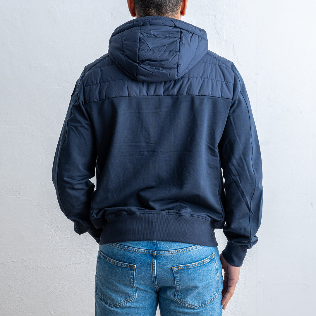 Ivor Nylon Fleece Jacket Blue Navy
