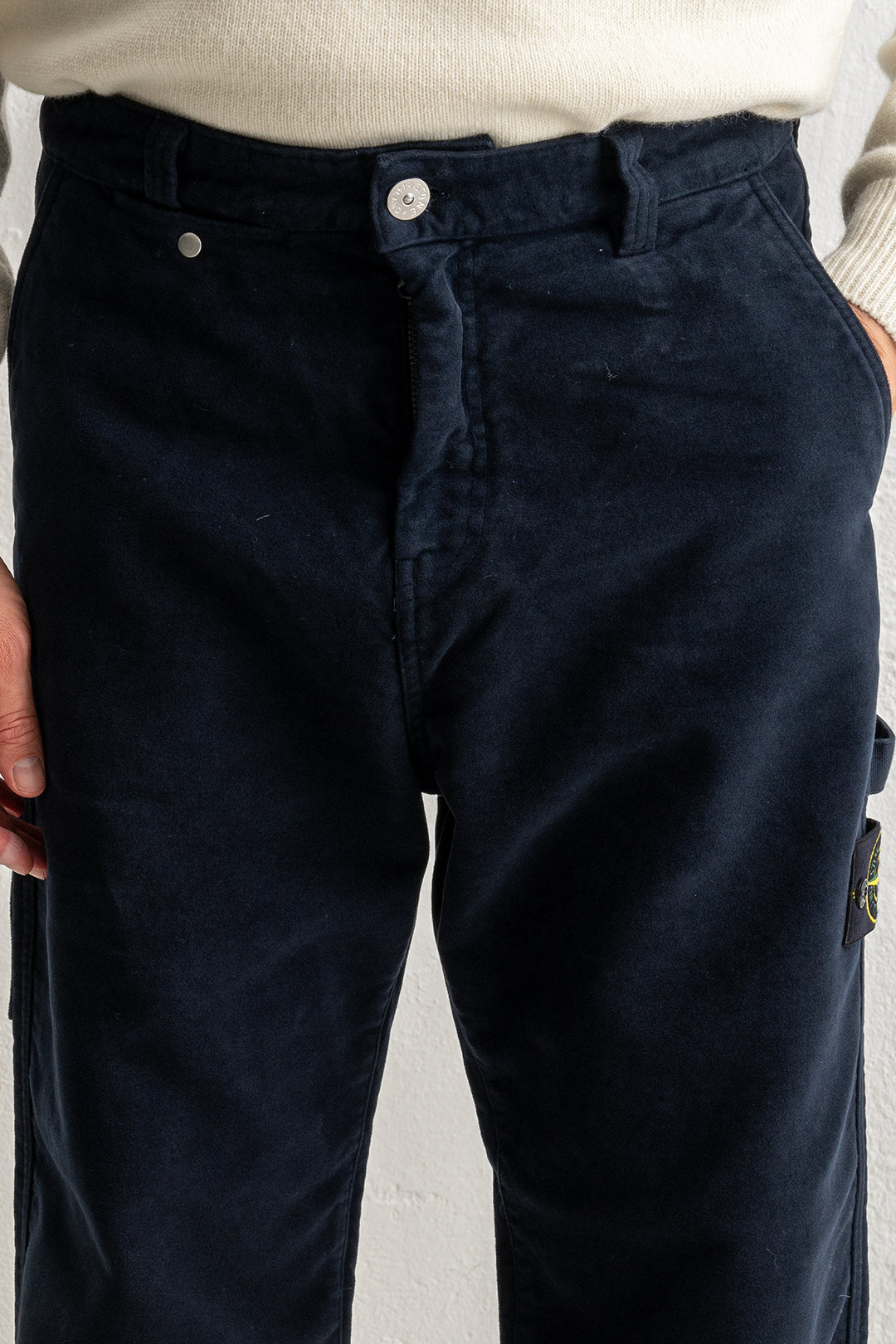 Cotton Moleskin-TC Organic Cotton Trouser 3100023 Navy Blue