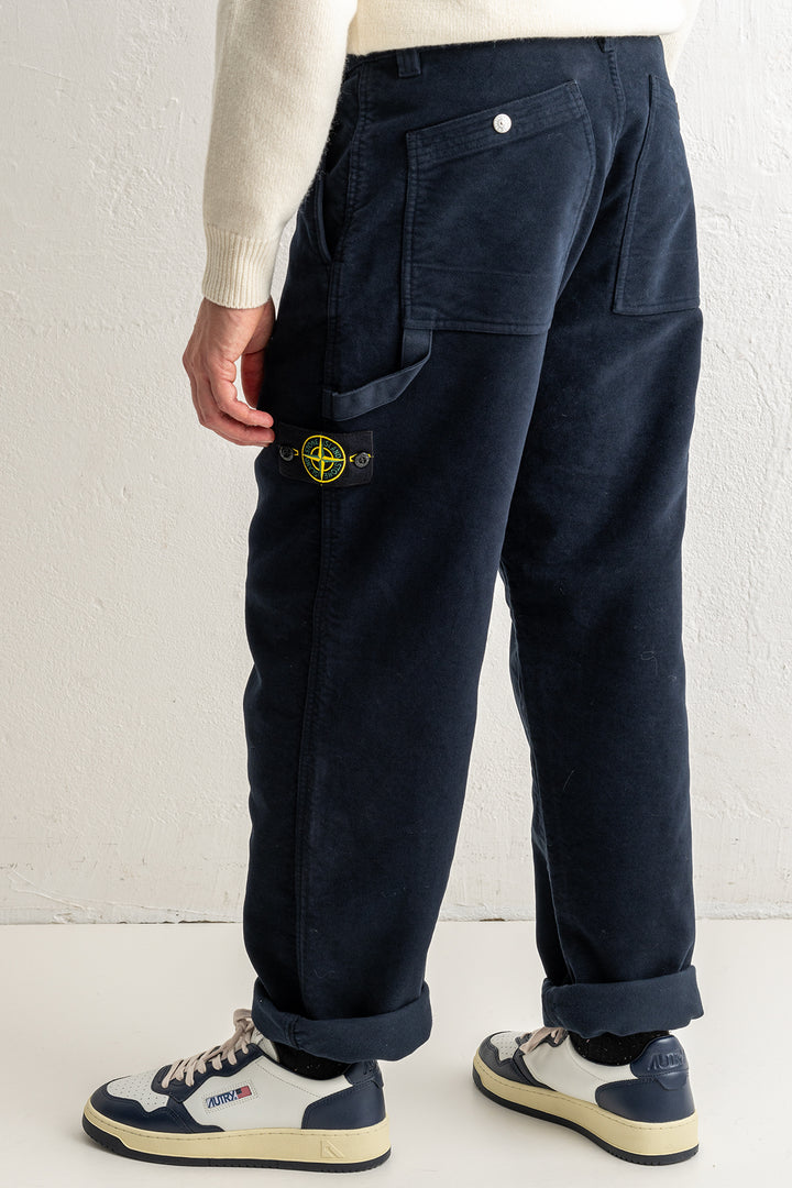 Cotton Moleskin-TC Organic Cotton Trouser 3100023 Navy Blue