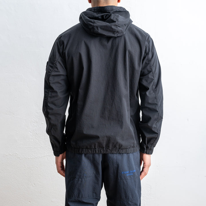 Short Cotton Parka Black
