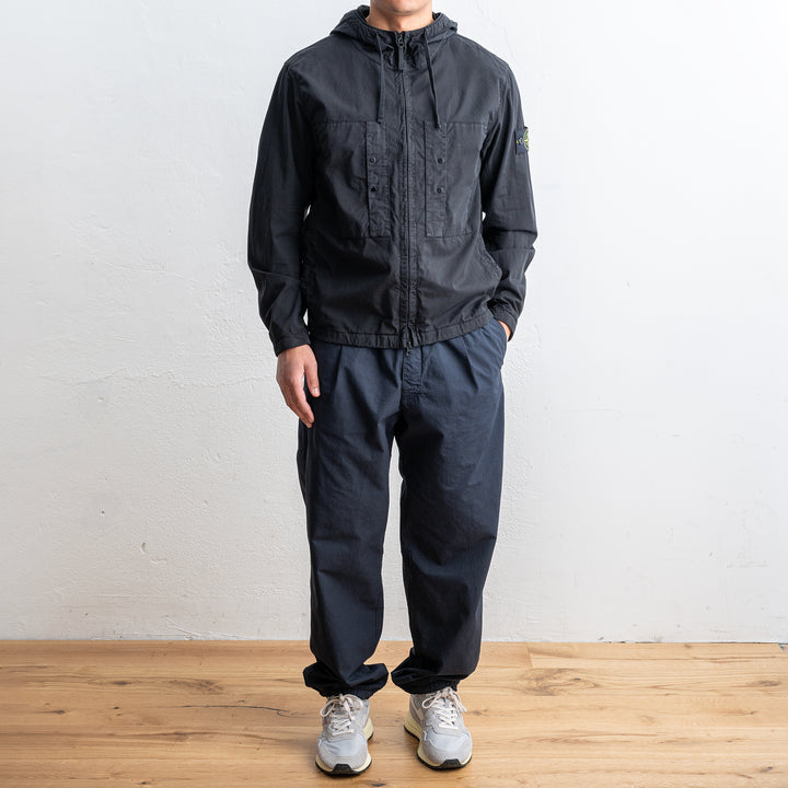 Short Cotton Parka Black