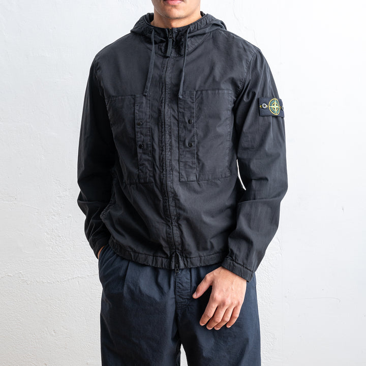 Short Cotton Parka Black