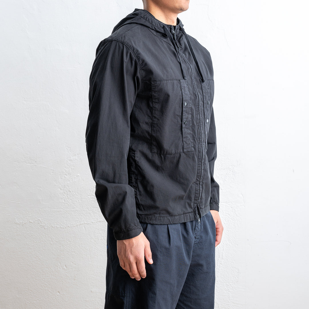 Short Cotton Parka Black