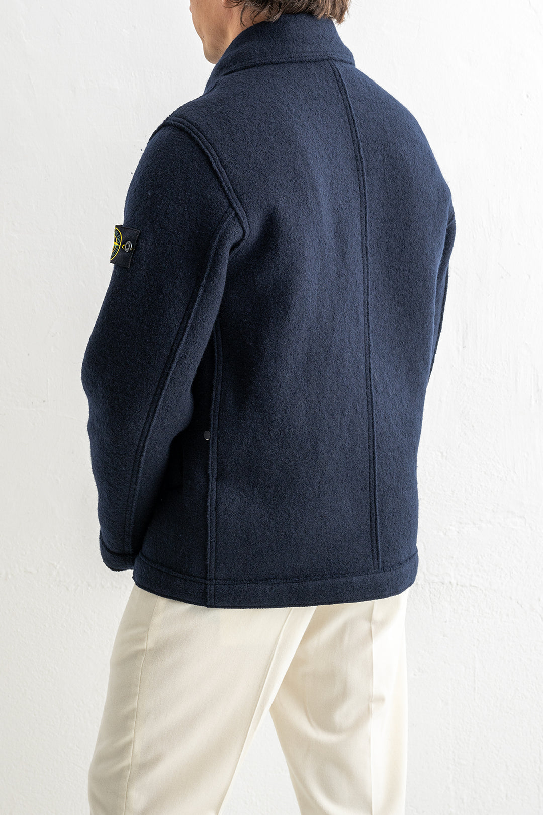 Felted RWS Wool Peacoat 5100059 Navy Blue