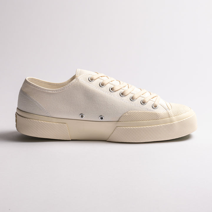 Works Cotton Canvas Sneaker White