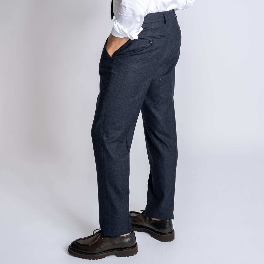 Wool Suit Navy