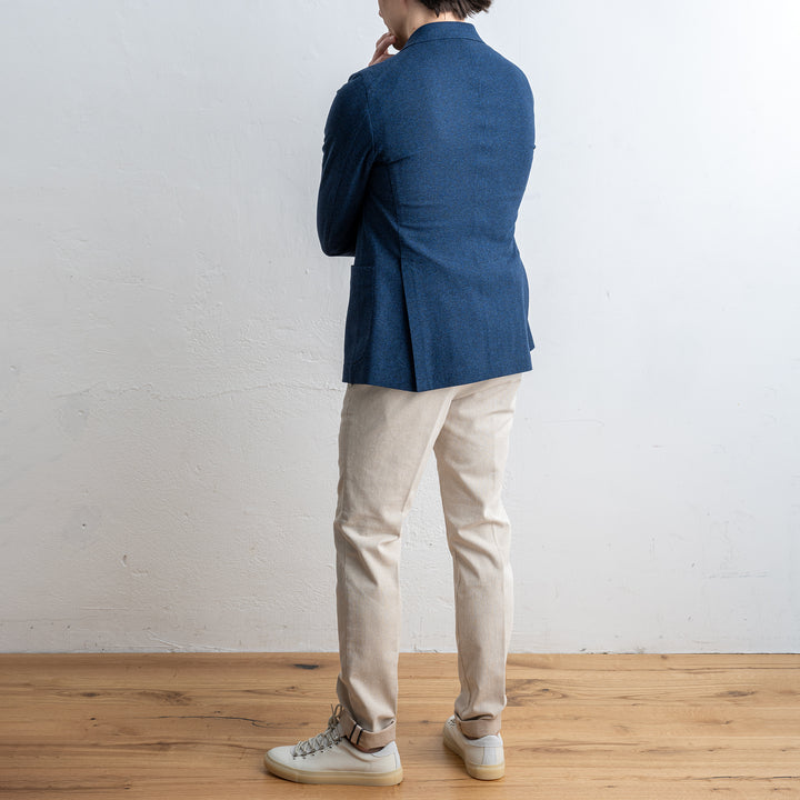 Dakar Jersey Herringbone Blue