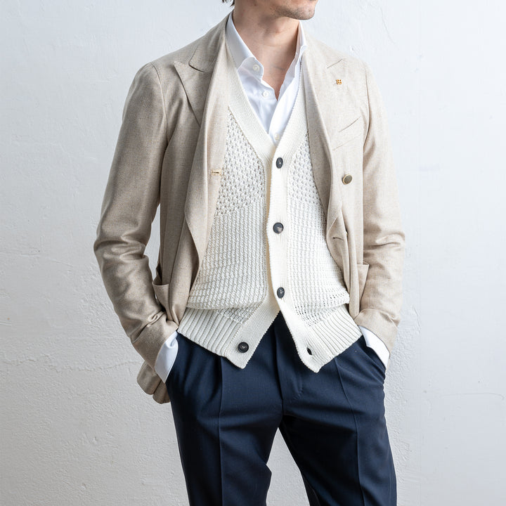 Montecarlo Db Silk Blazer SAND
