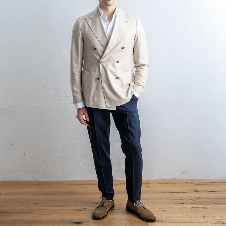 Montecarlo Db Silk Blazer SAND