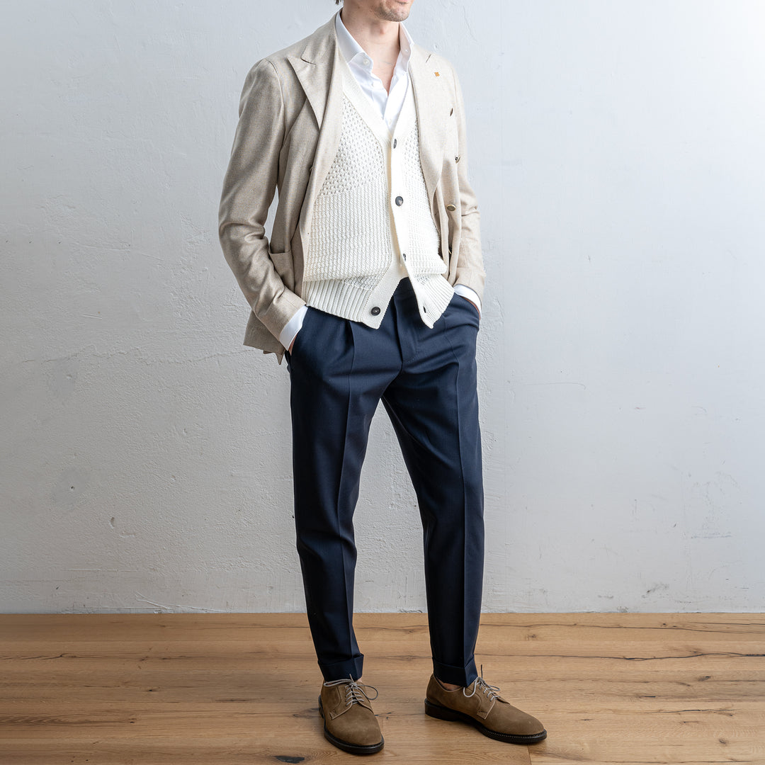 Montecarlo Db Silk Blazer SAND