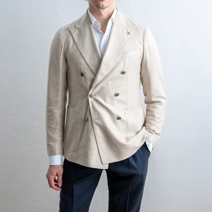 Montecarlo Db Silk Blazer SAND