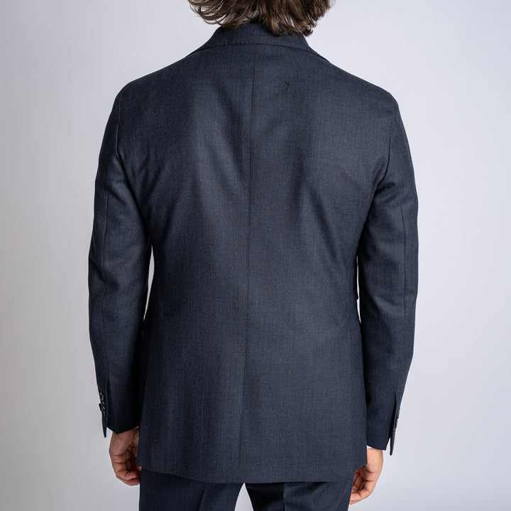 Wool Flanell Suit Navy