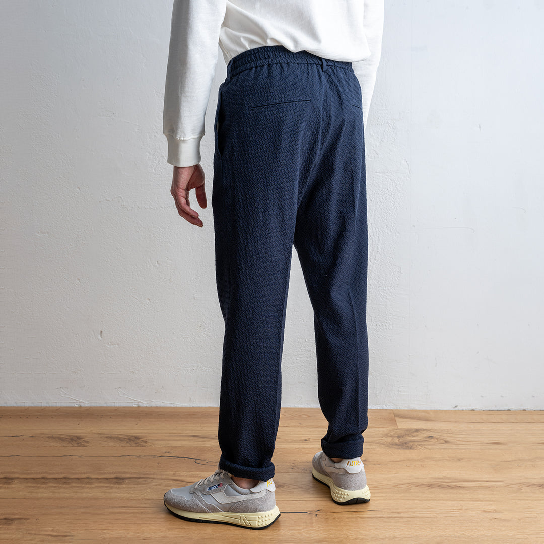 Dakar Seersucker Suit Navy