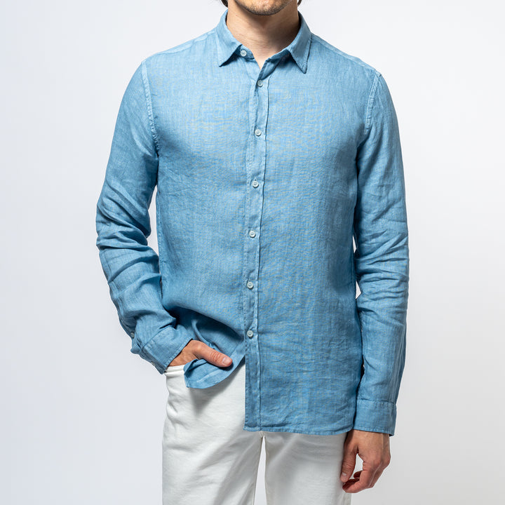 Luxury Linen Shirt LIGHT BLUE