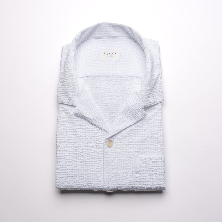 Tecnico Seersucker Shirt White