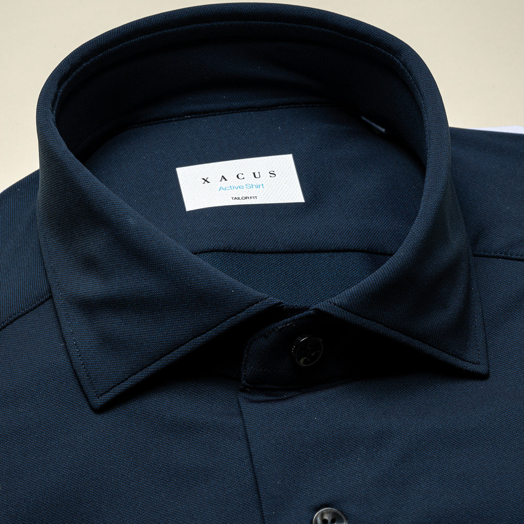 ACTIVE SOLID SHIRT 003 NAVY
