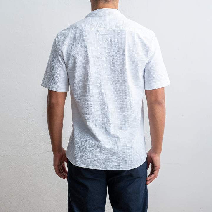 Tecnico Seersucker Shirt White