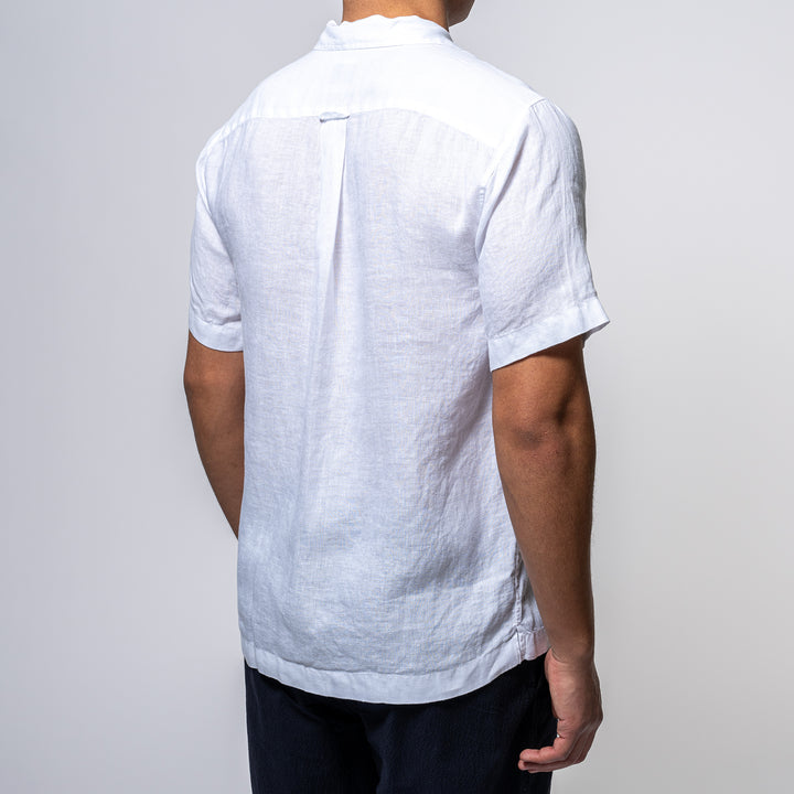 Luxury Linen Shirt SS WHITE