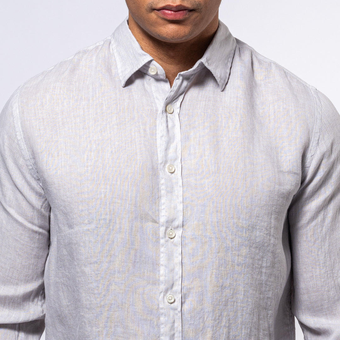 Luxury Linen Shirt GREY