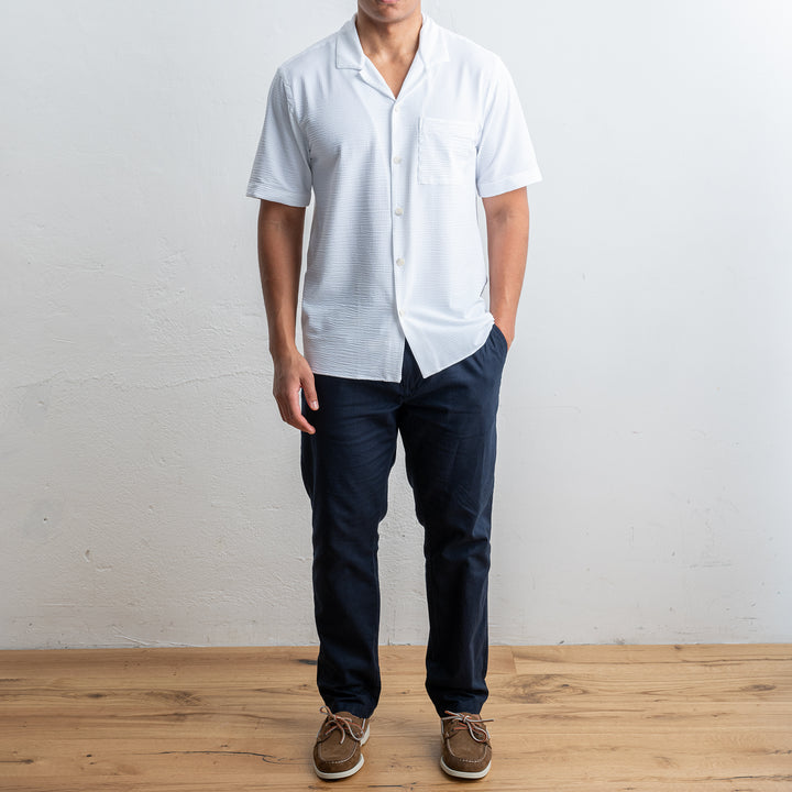 Tecnico Seersucker Shirt White