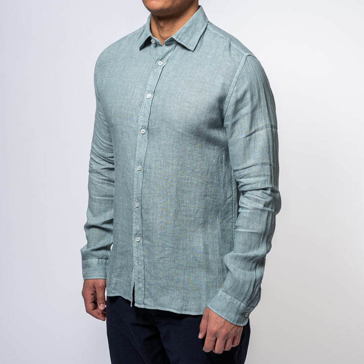 Luxury Linen Shirt SAGE