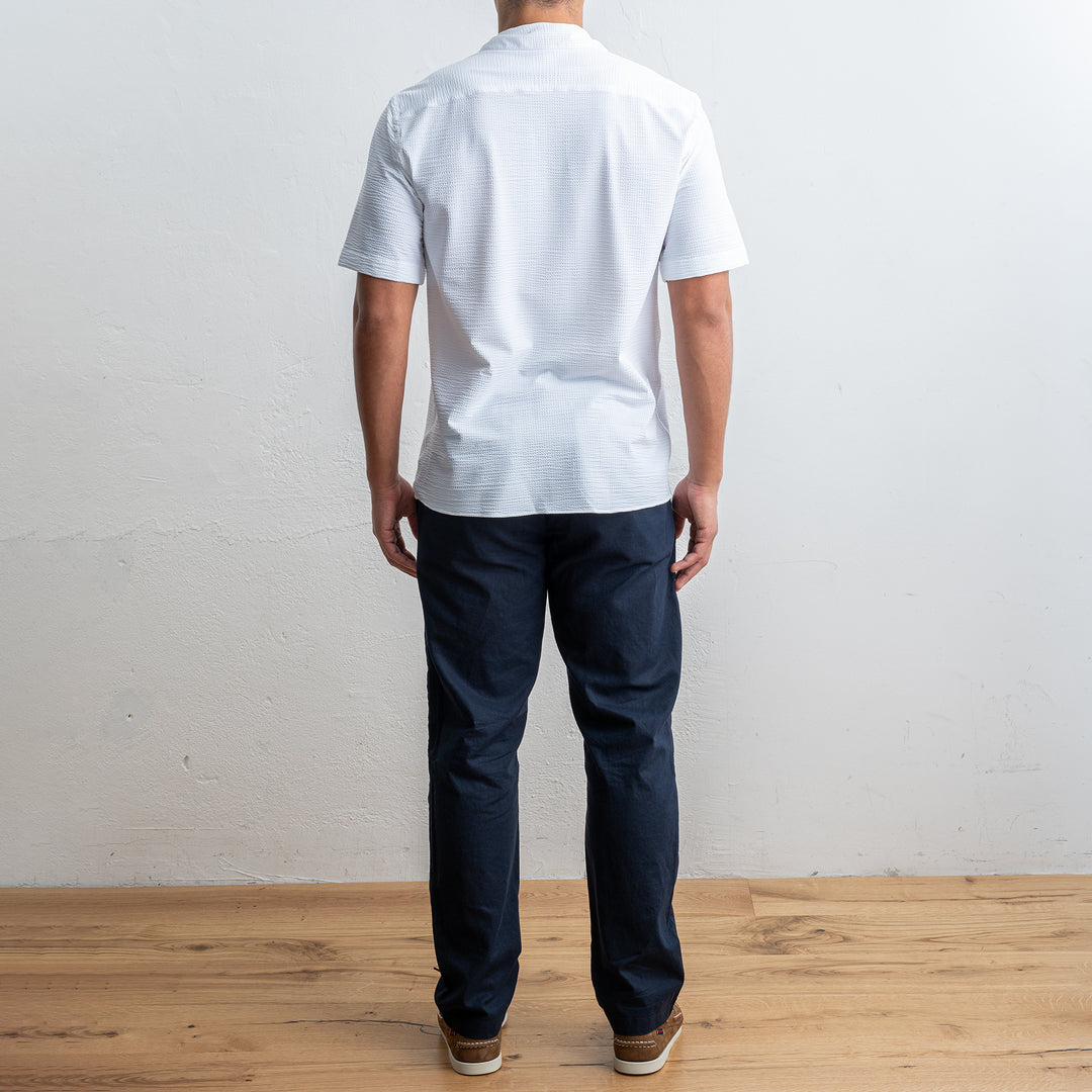 Tecnico Seersucker Shirt White