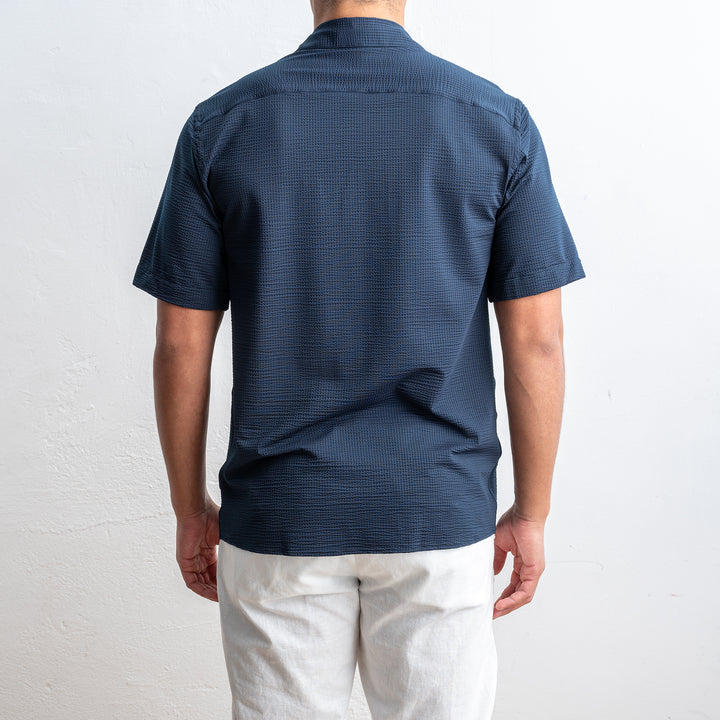 Tecnico Seersucker Shirt Black