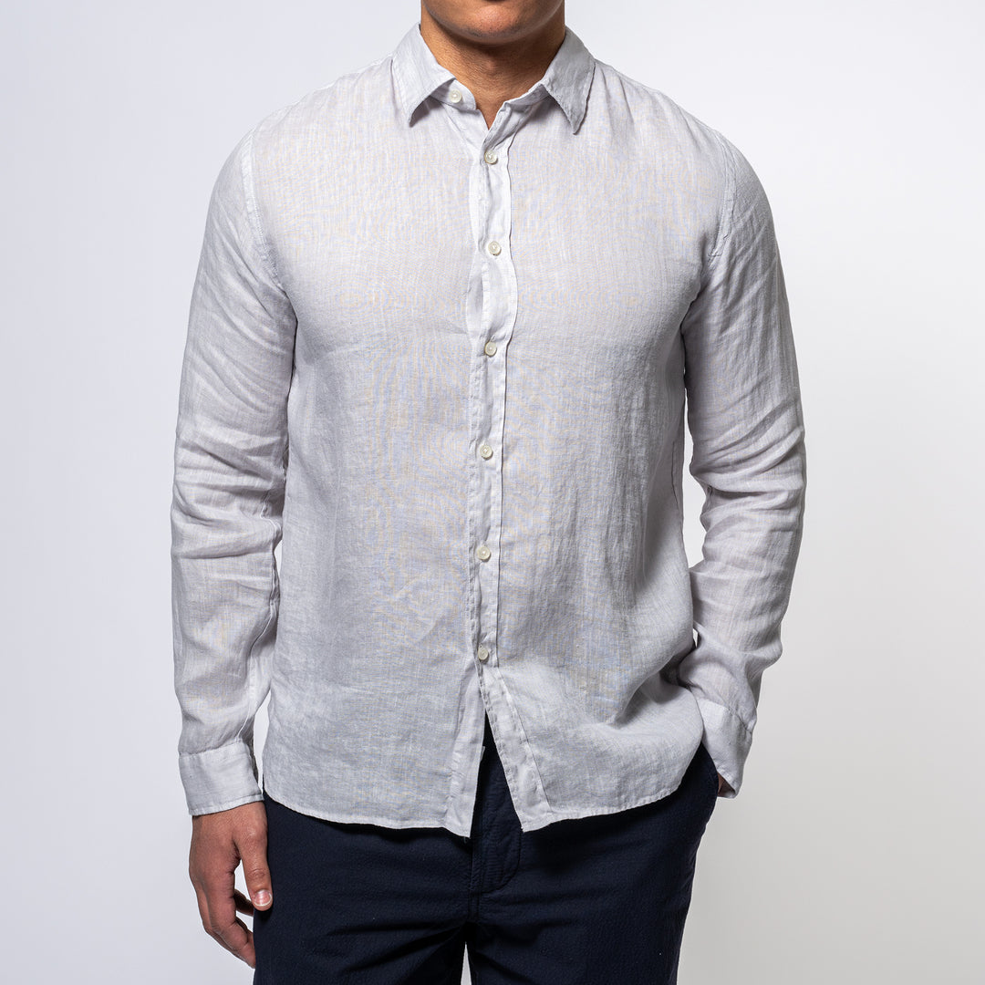 Luxury Linen Shirt White