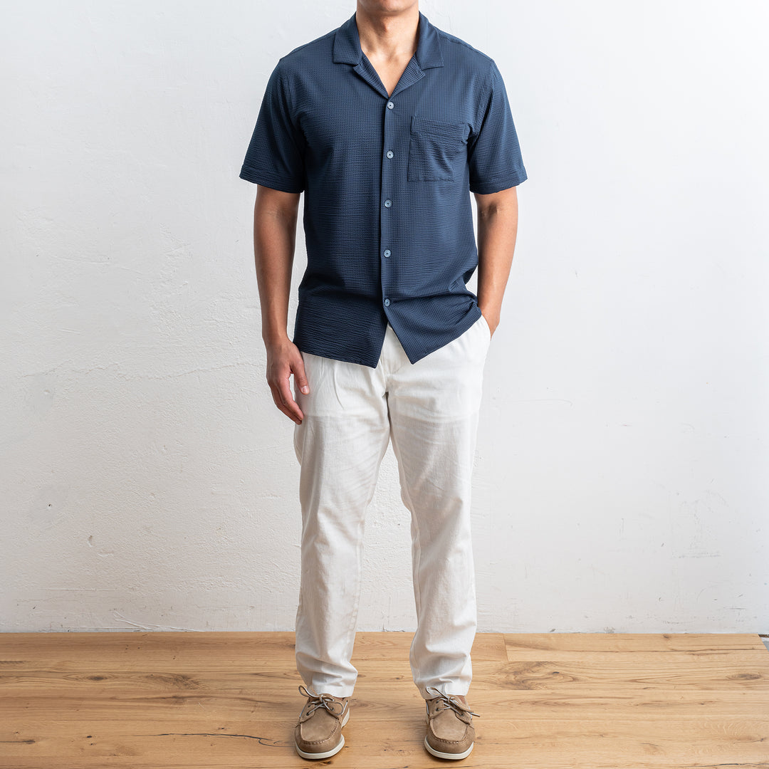 Tecnico Seersucker Shirt Black