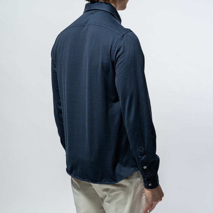 Luxury Jersey Shirt Navy