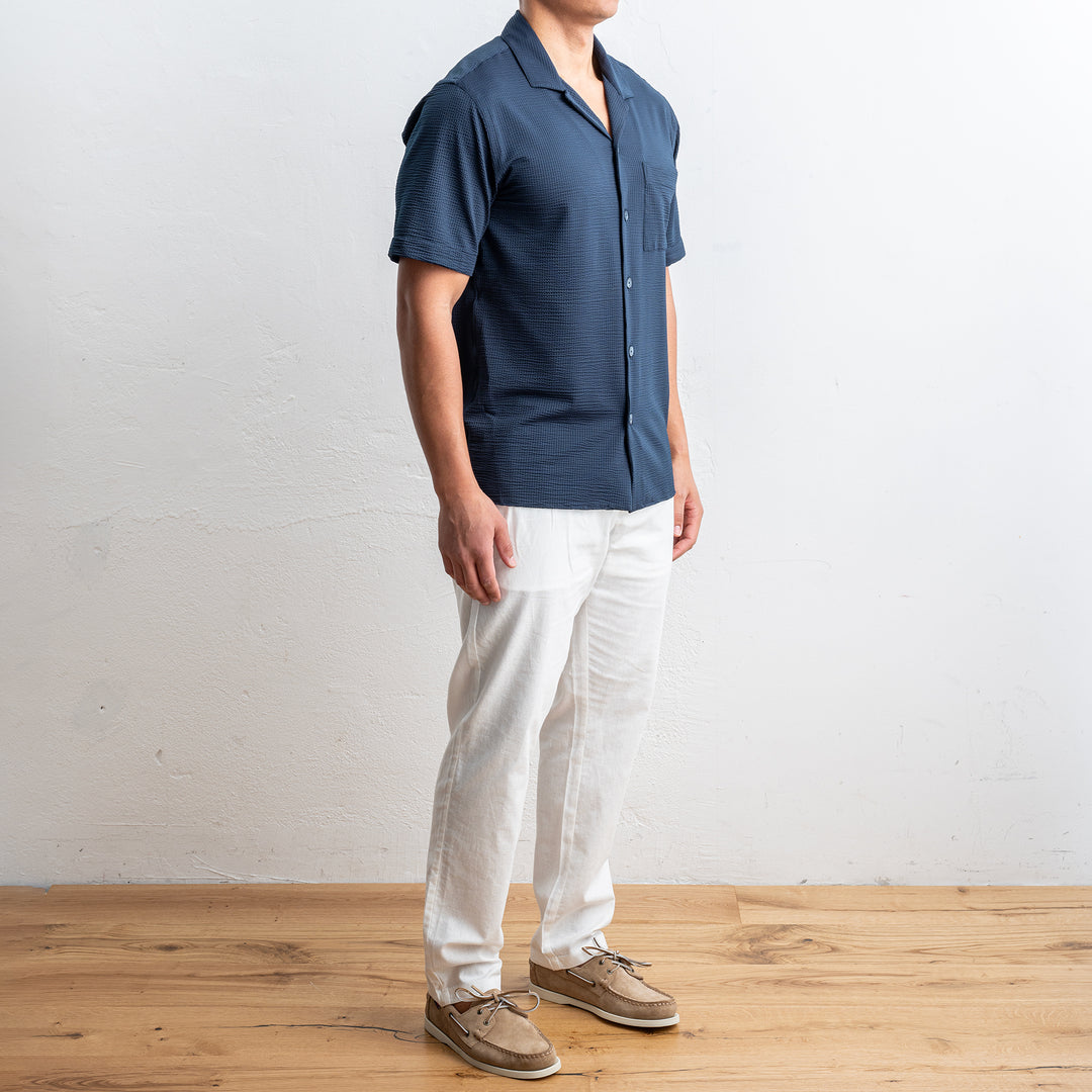 Tecnico Seersucker Shirt Black