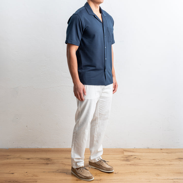 Tecnico Seersucker Shirt Black