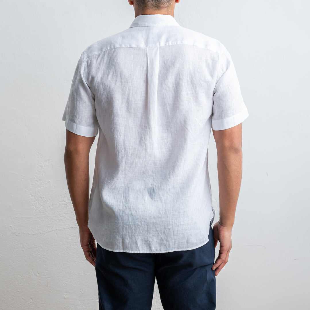 Luxury Linen Shirt White