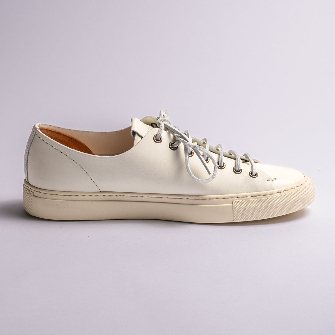 Classic Tanino Leather Sneaker White