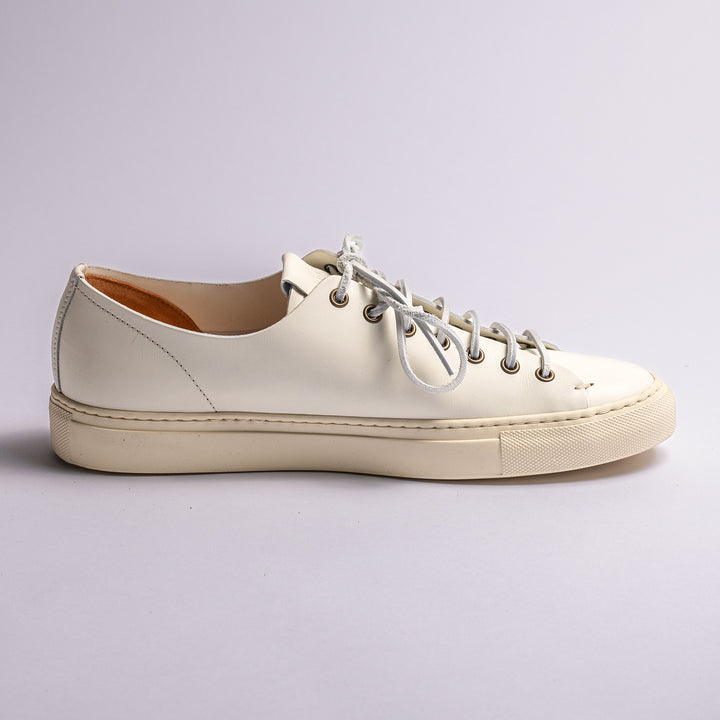 Classic Tanino Leather Sneaker White