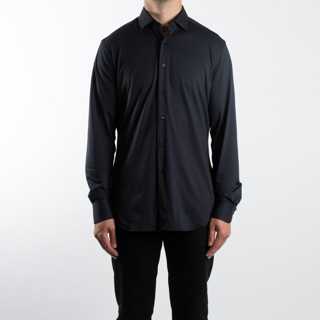 ACTIVE SOLID SHIRT 003 NAVY