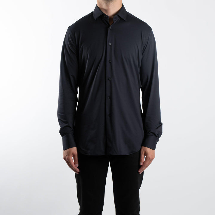 ACTIVE SOLID SHIRT 003 NAVY