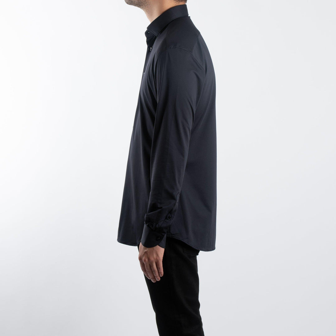 ACTIVE SOLID SHIRT 003 NAVY