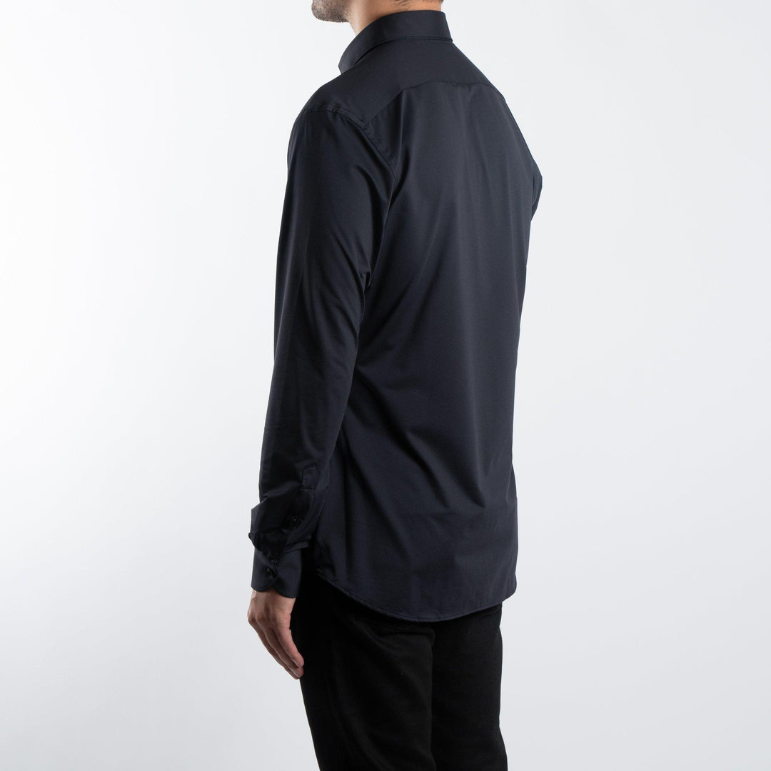 ACTIVE SOLID SHIRT 003 NAVY